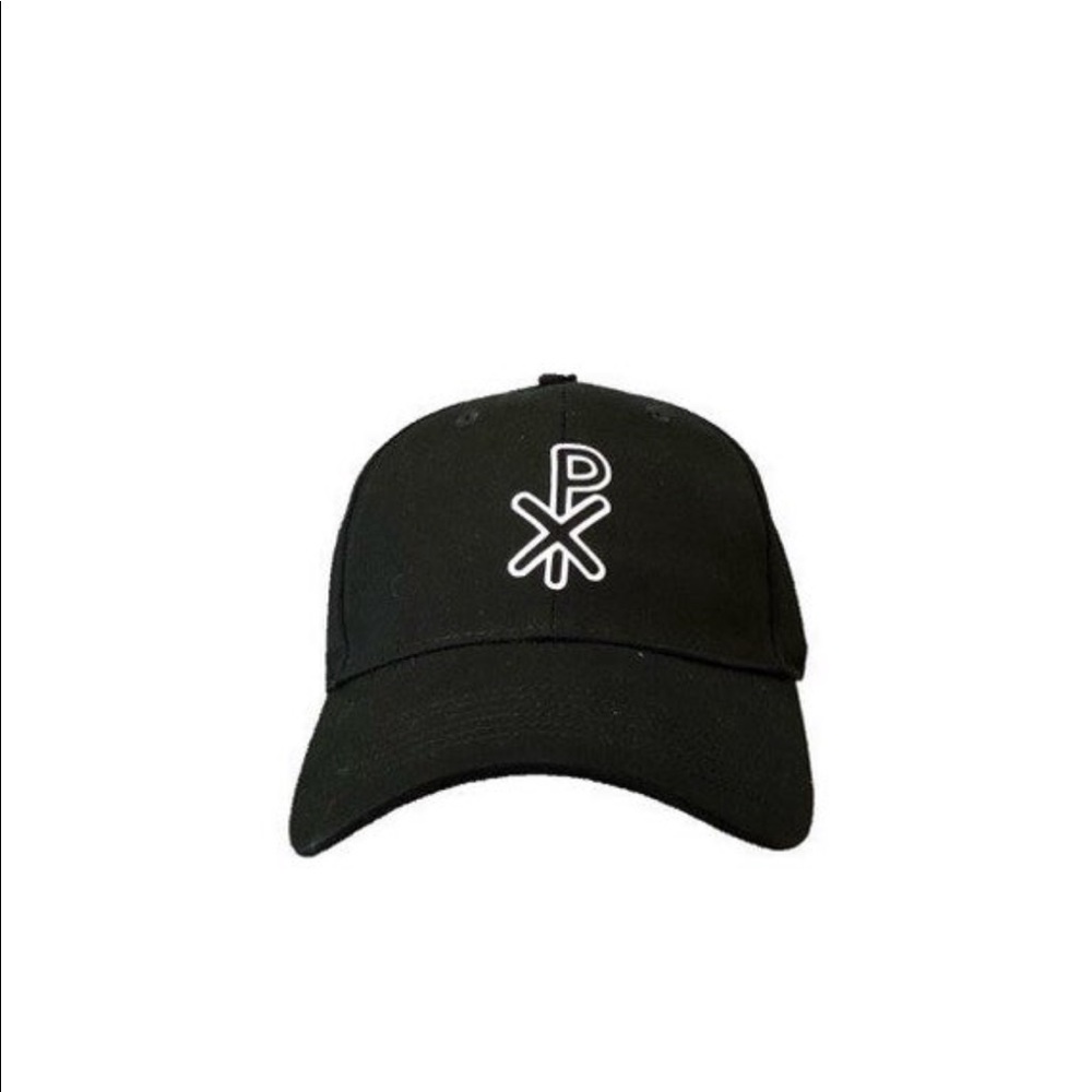 Brand new adjustable dad hat with Chi-Rho Christian symbol